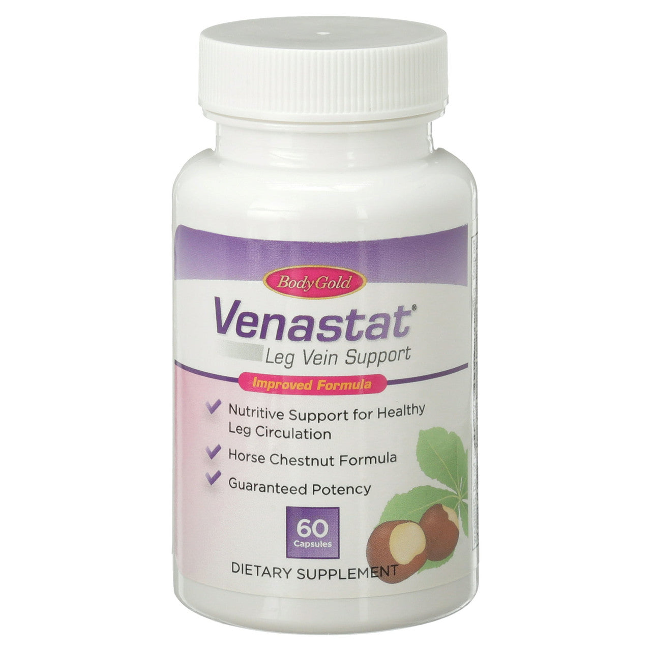 Venastat Capsules For Natural Leg Vein Health, 60 Capsules